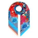 Susannagh Grogan Scarves 'Floral Long Silk Scarf + Mask Christmas Gift Set