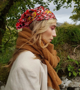 Susannagh Grogan Scarves | Duine Ar Leith or Boundless silk scarf