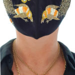 Susannagh Grogan Gold Bird face Mask