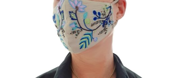 Susannagh Grogan Irish designer embroidery face masks